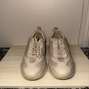 Steve Madden Beige Athletic Shoes